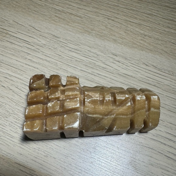 VTG Hand Carved Chess Board Game Aztec Mayan - Picture 14 of 16